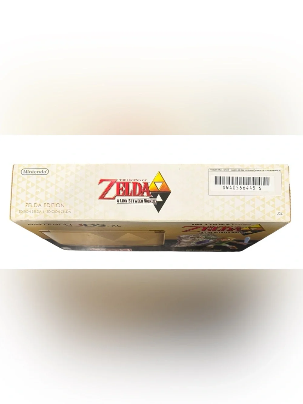 Nintendo 3ds XL Zelda A Link Between Worlds System BOX ONLY Insert AR Cards